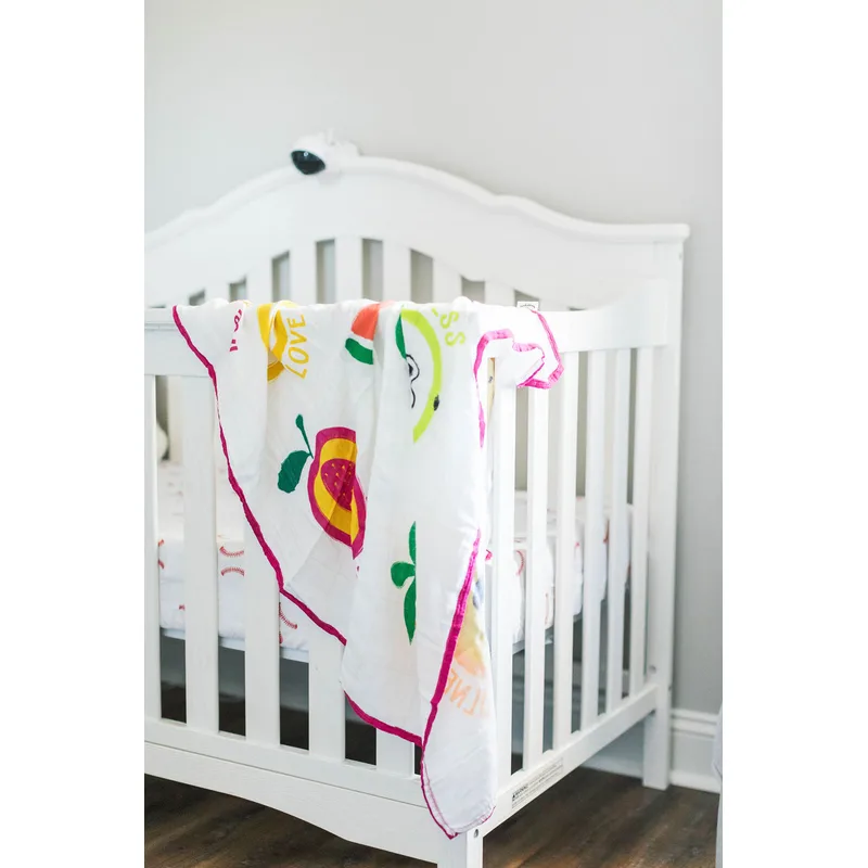 Fruit of the Spirit Muslin Baby Blanket