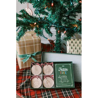 Jesse Tree Ornaments + Cards Set